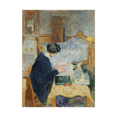 Edouard Vuillard 'Lucy Hessel Reading' Canvas Art,24x32